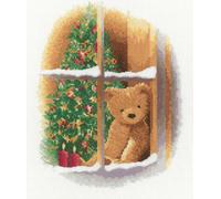 Heritage Point de Croix Set Aida "William pour Noël", modèle à compter, TWC1524-A, 19,5x25cm