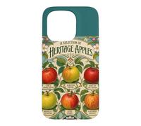 Heritage Pommes Vintage Orchard Fruit Chart Coque pour iPhone 15 Pro