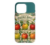 Heritage Pommes Vintage Orchard Fruit Chart Coque pour iPhone 16 Pro