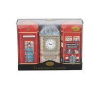 Heritage Tea Selection Triple Tea Tins 28 Teabag Gift Pack Big Ben
