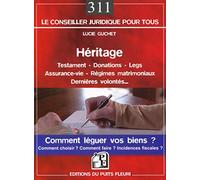 Héritage - Testament - Donations: Comment léguer vos biens ? Comment choisir ? Comment faire ? Incidences ficales ?