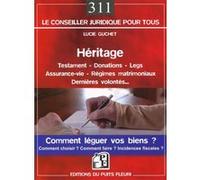 Héritage - Testament - Donations: Comment léguer vos biens ? Comment choisir ? Comment faire ? Incidences ficales ?