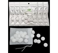 Herjiore 200 Pièges Anti Mites vêtements à l'épreuve des Mites et des Insectes des armoires, Soins horticoles,Complet avec Sac de Rangement en Boules à Mites