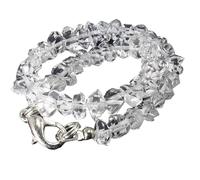 Herkimer Bracelet en quartz diamant de qualit des États-Unis - 17,8 cm, quartz, 7 inches, Cristal