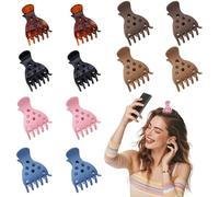 HERKINDNESS Clips à Cheveux Volumateurs, 12 Pièces Pinces pour Cheveux Bouclés, D'inspiration Vintage Pince Cheveux, Élégant Hair Clip pour Soulever les Racines et Ajouter du Volume