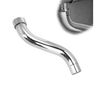 HERKINDNESS Col de Cygne Robinet, 3/4 Pouces Bec en Forme de S, Bec de Robinet Mural Universel en Acier Inoxydable, Conception Rotative, Adapté aux Salles de Bains, Cuisines et Balcons