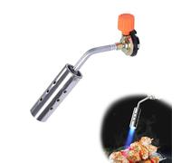 HERKINDNESS Desherbeur Thermique, Acier Inoxydable Bruleur Mauvaises Herbes Gaz, Bouteille Gaz Bruleur Gaz, Coupe Vent, Peut être Utilisé L'envers, Idéal Pour Désherbage, Barbecues Feux Camp