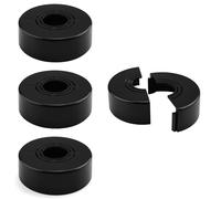 HERKINDNESS Rosace Mitigeur Douche, 4 Pièces Rosace Robinet pour les Diamètres 21 mm/26 mm/33 mm Mètres Rosace Radiateur pour Robinetterie de Douche, Robinets, Couronnes de Radiateurs