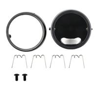 Herklotzn 5-3 / 4 pouces 5,75 pouces Phare de moto Cube de boîtier pour Moto Accessoires Noir