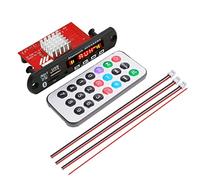 Herklotzn Amplificateur 2X60W Bluetooth 5.0 Carte de DéCodeur MP3 Mains 12V Lecteur de Musique sans Module Audio USB TF AUX Radio