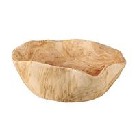 Herklotzn Corbeille à fruits en bois sculpté sur bois racine de fruit 25-29 cm