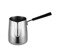 Herklotzn Pot de cire à long manche pour faire fondre des bougies, du , de la cire parfumée, pichet en métal pour café, latte, mousse de lait, 350 ml
