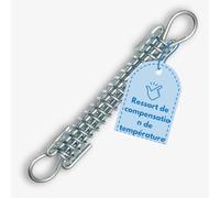 Herkules Ressort d'équilibrage de température 200 mm - Ressort robuste pour une tension constante du fil - Accessoire de clôture de pâturage de qualité supérieure - Ressort d'équilibrage de la
