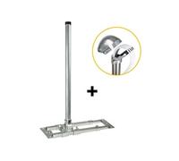 HERKULES S48/900 Support Charpente Montage Toit Antenne Parabole + Capuchon Alu