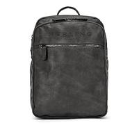 HERLING Sac à dos homme/femme CAVENDISH vintage bureau cuir PU (Anthracite Grey)