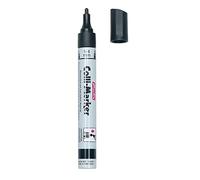 Herlitz Marqueur permanent Collimarker 08860603, pointe ogive, noir