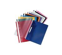 Herlitz 10 X Chemise À Lamelle, Format A4, En Film Pp, Rouge,