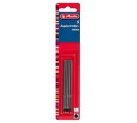 Herlitz 10198141 Lot de 5 Recharges pour Stylo-bille Noir