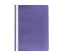 Herlitz 10386951 Chemises classeurs A4, en PP, avec couverture avant transparente, lot de 10, violet a4 lilas