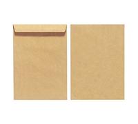 Herlitz Enveloppes B4 10388379 – Lot de 10, papier recyclé 100 g/m², gommées, motif ange bleu