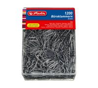 Herlitz 10411007 Boîte de 1200 trombones 26 mm galvanises (Import Allemagne)