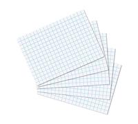 Herlitz 10621456 Lot de 100 Fiches Bristol Blanc
