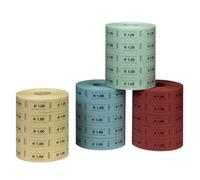 Herlitz 10733368 Lot de 5 x 1000 étiquettes de prix colorées 1 euro (Import Allemagne) couleur aleatoire