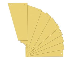 Herlitz 10838381 Bandes trapez x 230 mm Lot de 100, jaune