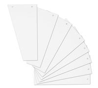 Herlitz Intercalaires trapézoidal – carte lustrée – blanc G