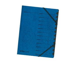 Herlitz 10843316 Trieur Colorspan avec onglets 1-12 (Bleu) (Import Allemagne)