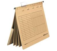 Herlitz 10843860 Dossier Suspendu Carton A4 Marron