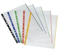 herlitz pochettes perforées format A4, transparentes, bord G