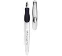 Herlitz 10999738 Stylo plume éducatif my.pen M avec cartouche (Noir/rouge)