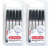 Herlitz 10999852 Cartouche d’encre universelle - my. pen, bleu 2x 5 Patronen bleu