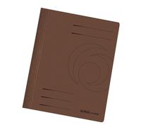 Herlitz 10x Chemise À Lamelles Easyorga, A4, Carton Brun