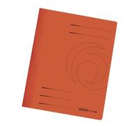 Herlitz 10x Chemise À Lamelles Easyorga, A4, Carton Orange