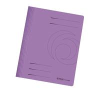 Herlitz 11036944 Chemise A4 Carton plié Violet foncé Lot de 10