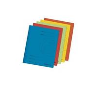 Herlitz 11083342 Lot de 5 chemises A4 en carton manille Couleurs assorties