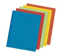 Herlitz Chemises EASY ORGA 11083342 A4 Carton manille 240 g recyclé Couleurs assorties Lot de 5