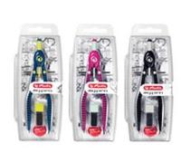 Herlitz 11086535 Compas, Compas, Bleu, Noir, Pink