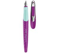 Herlitz 11167988 Stylo plume my.pen M avec cartouche (Lilas foncé/lilas)