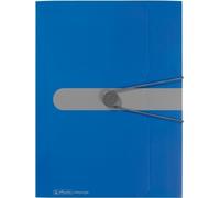 Herlitz 11205994 Herlitz Gummizugmappe A4 PP opak blau