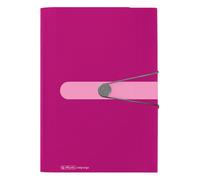 Herlitz 11217114 Trieur à soufflet Format A4 12 onglets Rose (Import Allemagne)