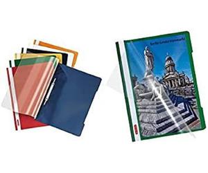 Herlitz 11317112 Cahier à spirales, DIN A4, colorspankarton, couleurs assorties