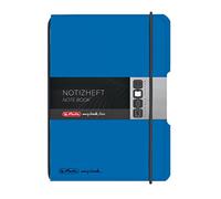 Herlitz 11361573 bloc-notes 40 feuilles Bleu A6 - Blocs-notes (40 feuilles, Bleu, A6, 70 g/m², Papier quadrillé, Papier)