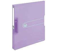 Herlitz 11409034 Easy orga to go Classeur à anneaux A4 2 anneaux hauteur de remplissage 25 mm Pastell Lila Transparent