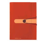 Herlitz 11411279 Polypropylène (PP) Orange Couverture de dossier (11411279)