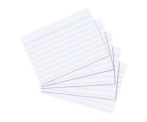 Herlitz 1150507 Fiches bristol format A5 lignées