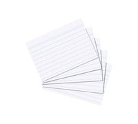 Herlitz 1150507 Index Cards, Pack of 100 A7 Bianco