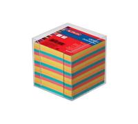 Herlitz Boîte pour bloc-notes 1600360 – 700 Post-it blancs 9 x 9 x 9 cm – Noir